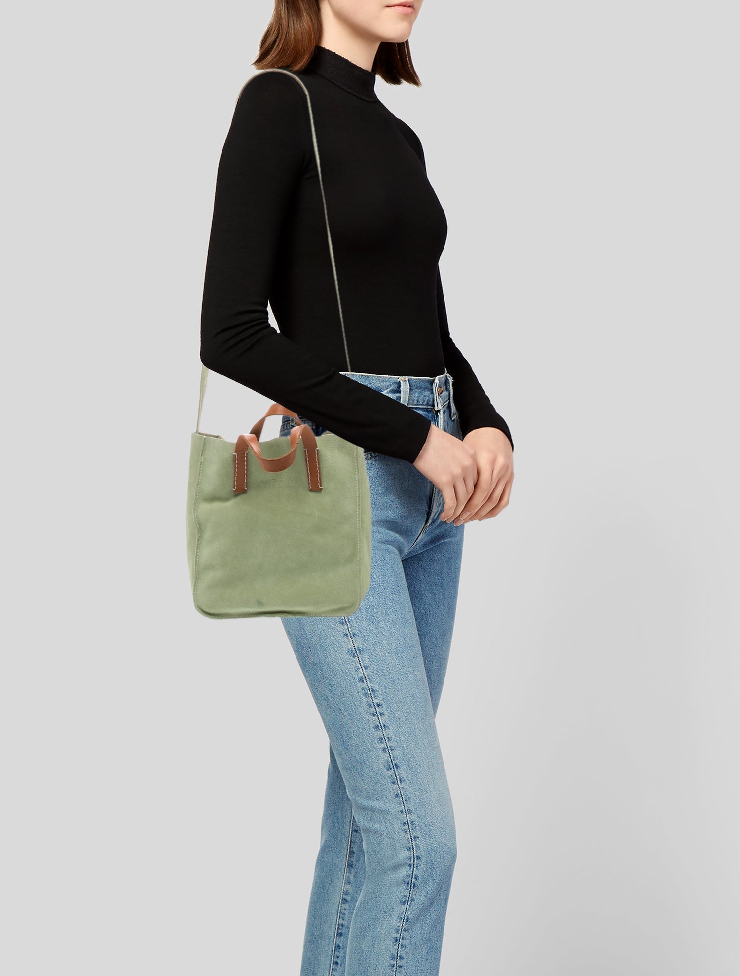 Fairchild Baldwin Suede Bucket Bag